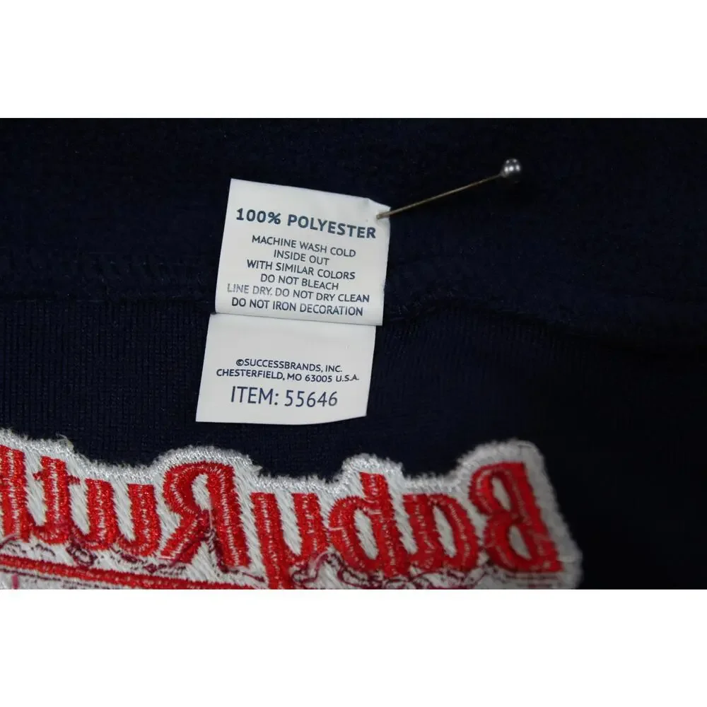 New York Yankees Blue Full Zip Fleece Sweater Vest Mens Extra Large